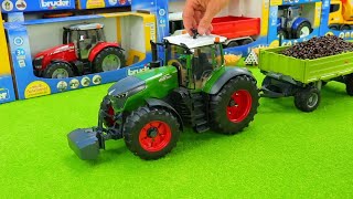 Traktor Farmer Spielzeug Kollektion für Kinder, Landbaumaschine,Feuerwehrautos Feuerwehrmann Sam