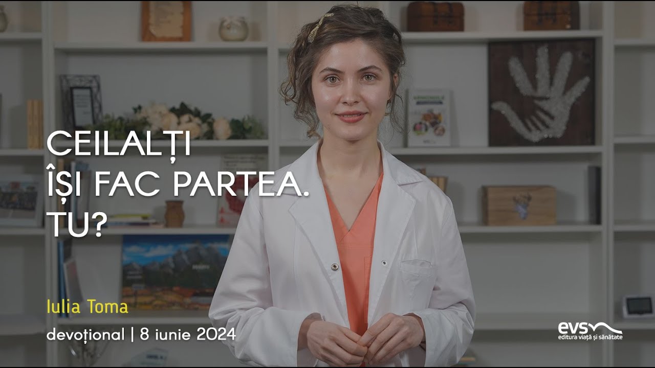 CEILALȚI ÎȘI FAC PARTEA. TU?