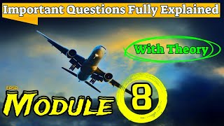 Module 8 Basic Aerodynamics || Important Questions Fully Explained With Theory #aviation2304