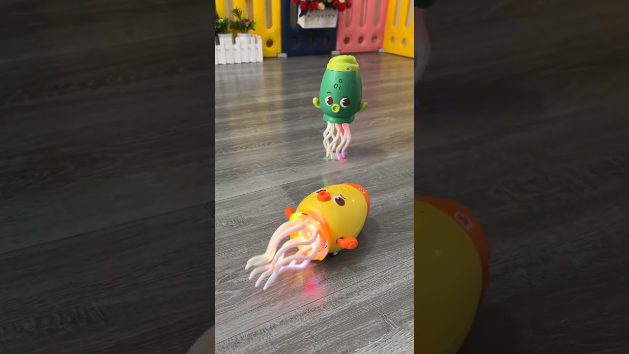 Wait For The Clumsy One Walking Octopus Toy Shorts