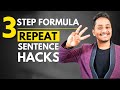 3 step formula to get 9090  pte speaking repeat sentences hacks  skills pte academic