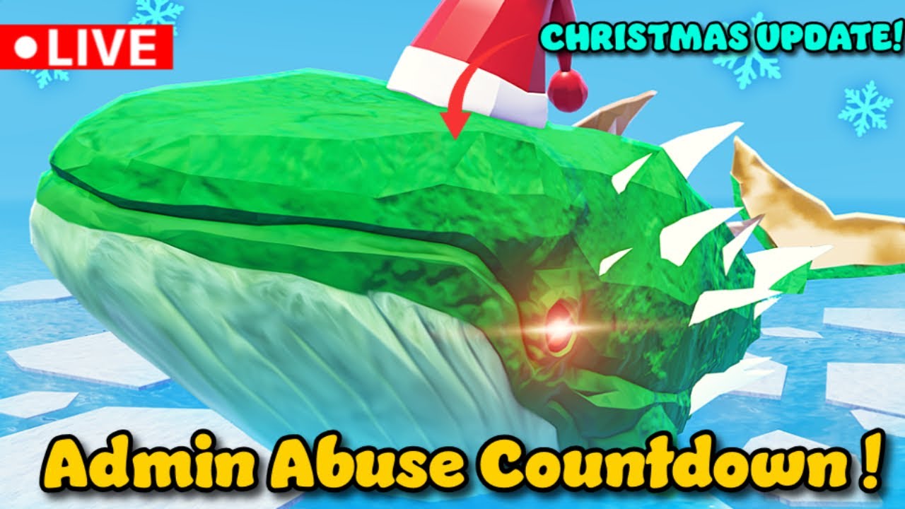 LIVE🔴 Admin Abuse + Christmas Update (Fish it)