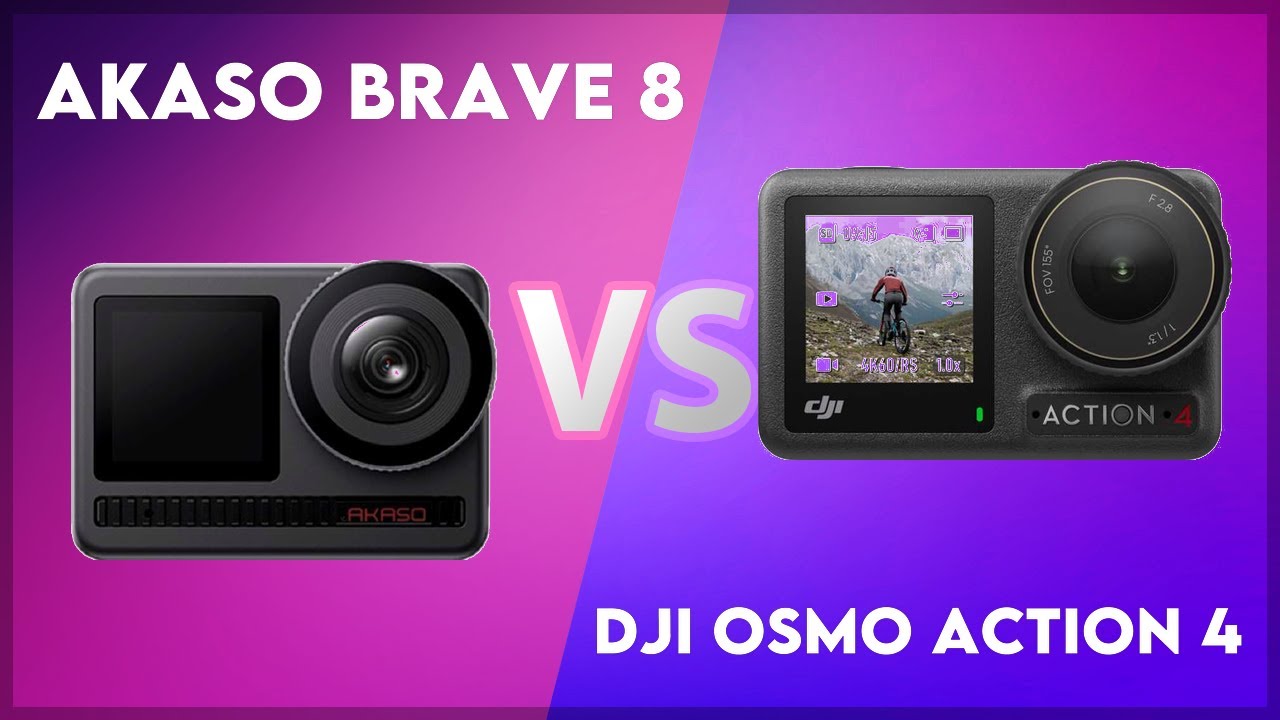 Akaso Brave 8 vs DJI Osmo Action 4 Technical Comparison
