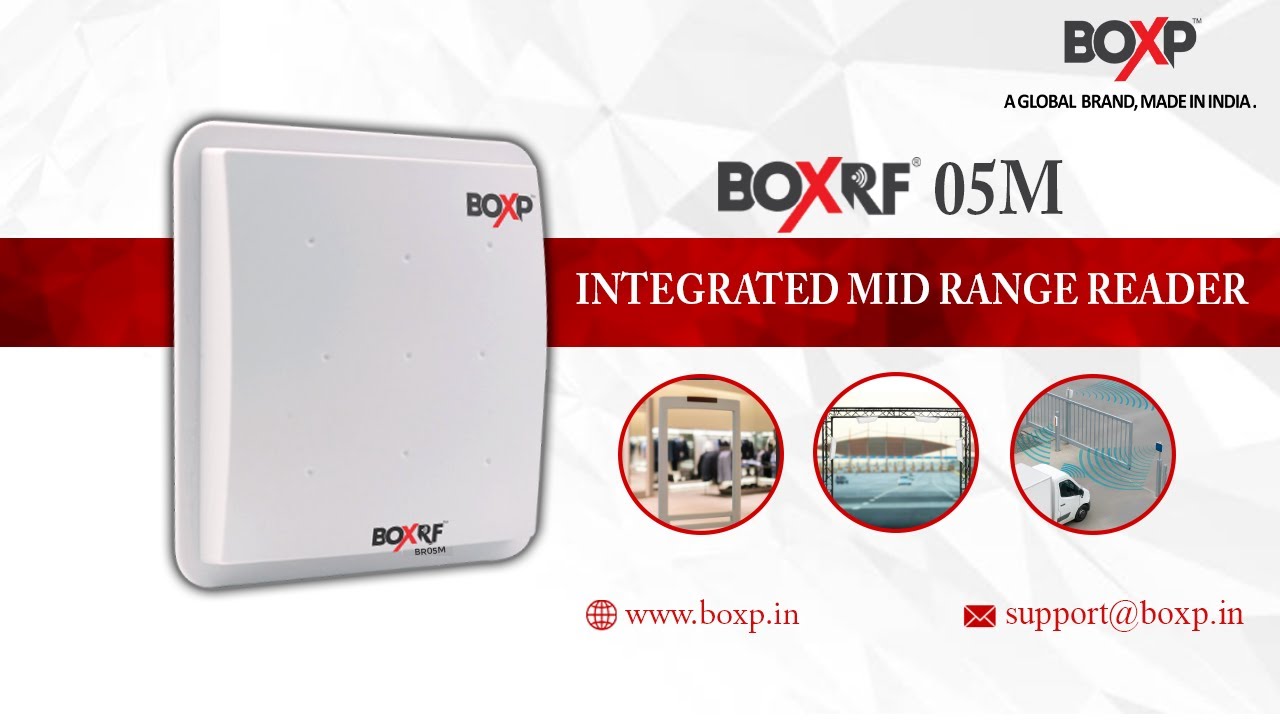 BOXP BR05M Integrated Mid Range UHF RFID Reader