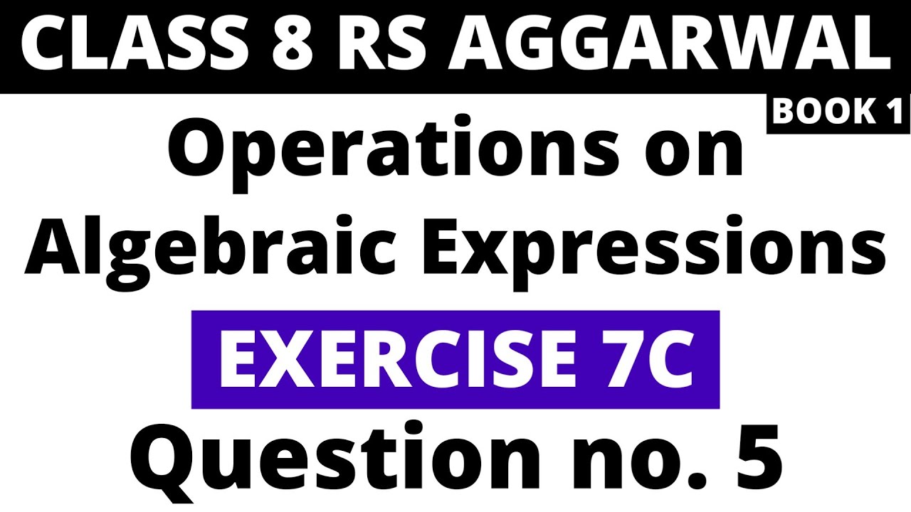 calculator operations menu | pdf | arithmetic |... Exercise 7C Question 5। Class 8 RS Aggarwal (Book 1)। Operations on ...