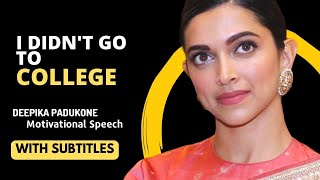 Deepika Padukone motivational speech ( with subtitles) || Learn English 2023