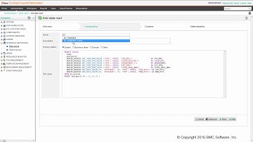 Custom Views - Datamarts Creation | TrueSight Capacity Optimization