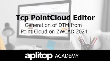 Tcp PointCloud Editor | Generation of DTM from Point Cloud on ZWCAD 2024
