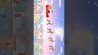 Santa sleigh reindeer 4k Visual Loop | Python + Taichi CUDA | 60 FPS