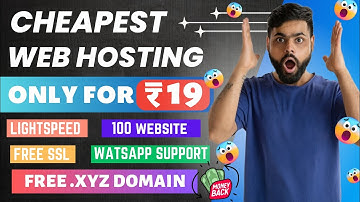 Free .xyz domain with 19rs hosting 😱  | CHEAP hosting 😍 | Free domain 🤑 | only on Admirehost.com 😇