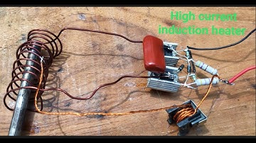 High current induction heater , Powerful induction heater using mosfet IRFZ44N || Sk creatives