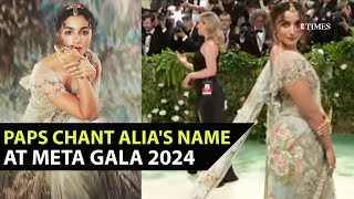 Paparazzi 'scream' Alia Bhatt's name as she steals the spotlight at Met Gala 2024; internet reacts