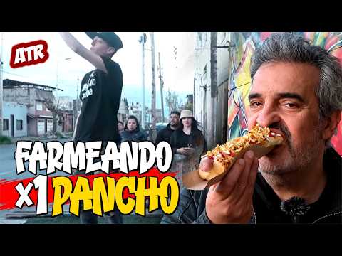 ¡FARMEAN AURA POR UN PANCHO! El desafío viral que convierte una calle de Dock Sud en un escenario
