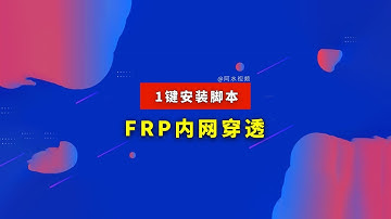 frp一键脚本安装教程，内网穿透 自建穿透服务器 公网ip直达内网 NAS  软路由openwrt客户端配置教程