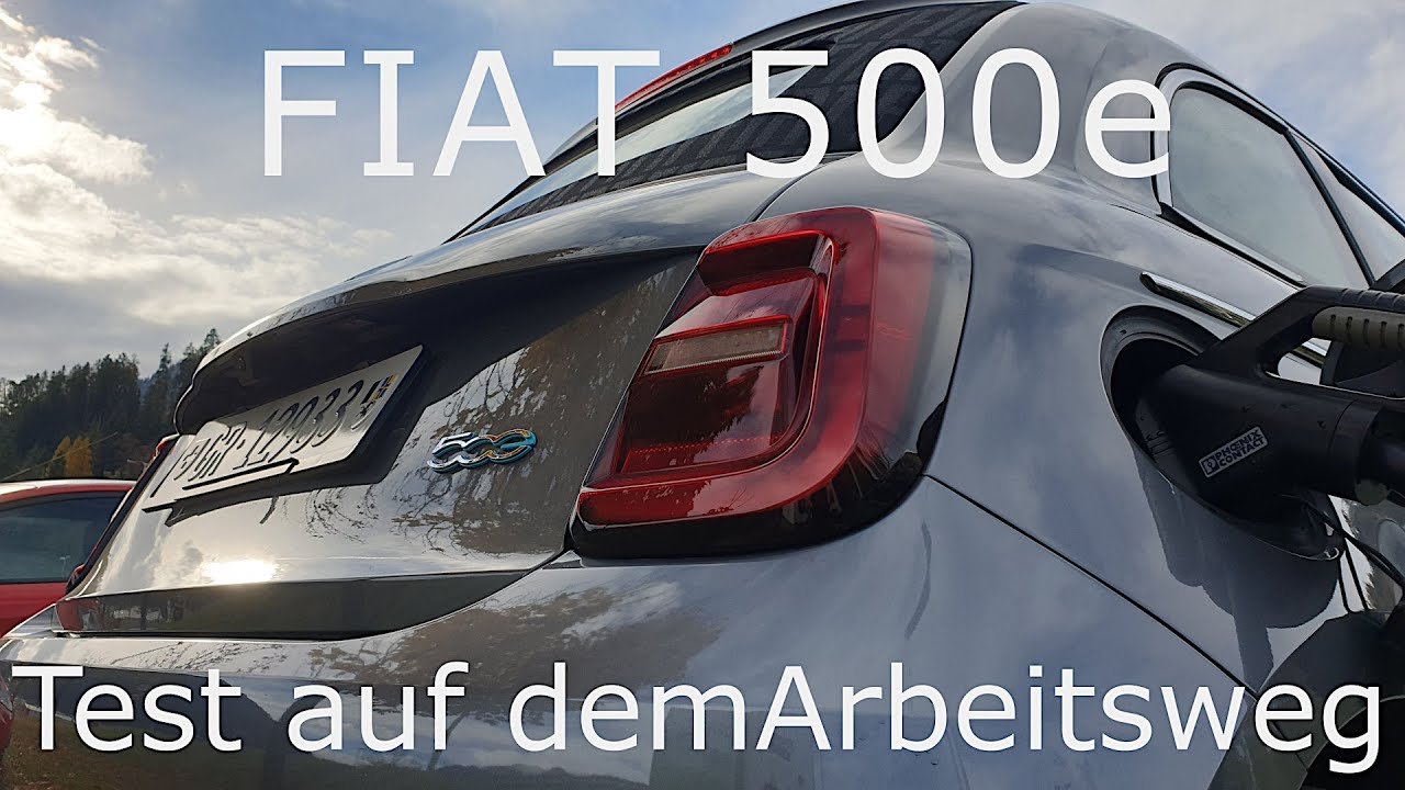 Fiat 500e - Pendlertest auf dem Arbeitsweg