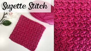 How to Crochet the Suzette Stitch (Easy Tutorial & Pattern) - Daisy Cottage  Designs