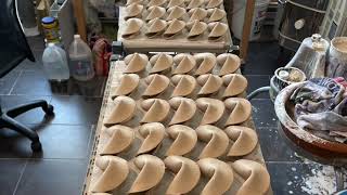 How to make ceramic fortune cookies