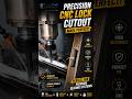 CNC Aluminium Profile Lock Slot Making Process | Precision CNC Cutout #cnc #aluminiumwork #shorts