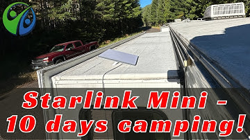 Starlink Mini Performance Update after 10 days camping