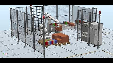 RobotStudio Palletizing test.