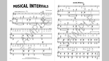 Musical Intervals - MusicK8.com Singles Reproducible Kit