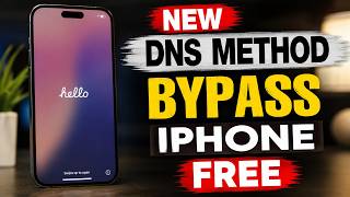 iPhone DNS Bypass iCloud Lock Shortcuts | Step by Step