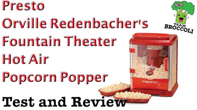 Orville Redenbacher's Fountain Theater Popper By Presto 05312 for sale  online