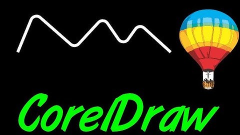 CorelDraw Tips & Tricks Draw a curve line with the 2 point line