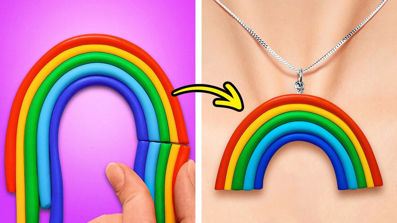 Beautiful Epoxy Resin And Polymer Clay Crafts And Cool DIY Jewelry ...