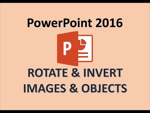 PowerPoint 2016 - Rotate & Flip Image - How to Change Direction of Picture on Slide in MS PPT 365