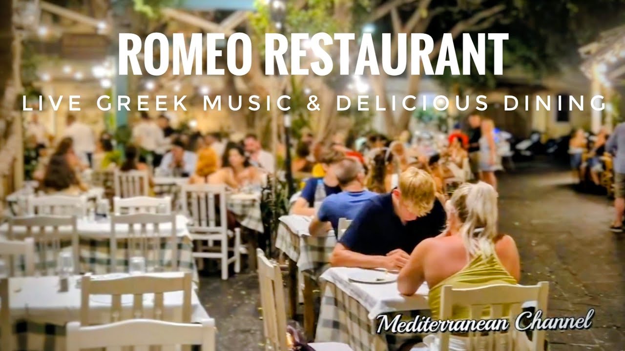 Romeo Restaurant – Live Greek Music & Delicious Dining in Rhodes Old Town 🇬🇷🍷