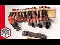 Cordless drill and tool storage rack  shop organization