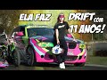 11 ANOS DE IDADE E ELA JÁ FAZ DRIFT COM SUA BMW! VALENTINA | 7008 FILMS