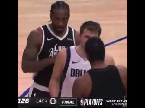 Luka Doncic denied Paul George jersey swap Clippers vs Mavericks Game 7