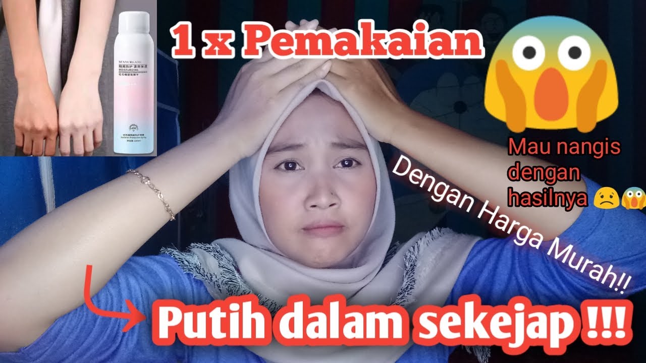 SPRAY PEMUTIH "MYCREATE" HARGA SEMURAH ITU BIKIN PUTIH SEKETIKA