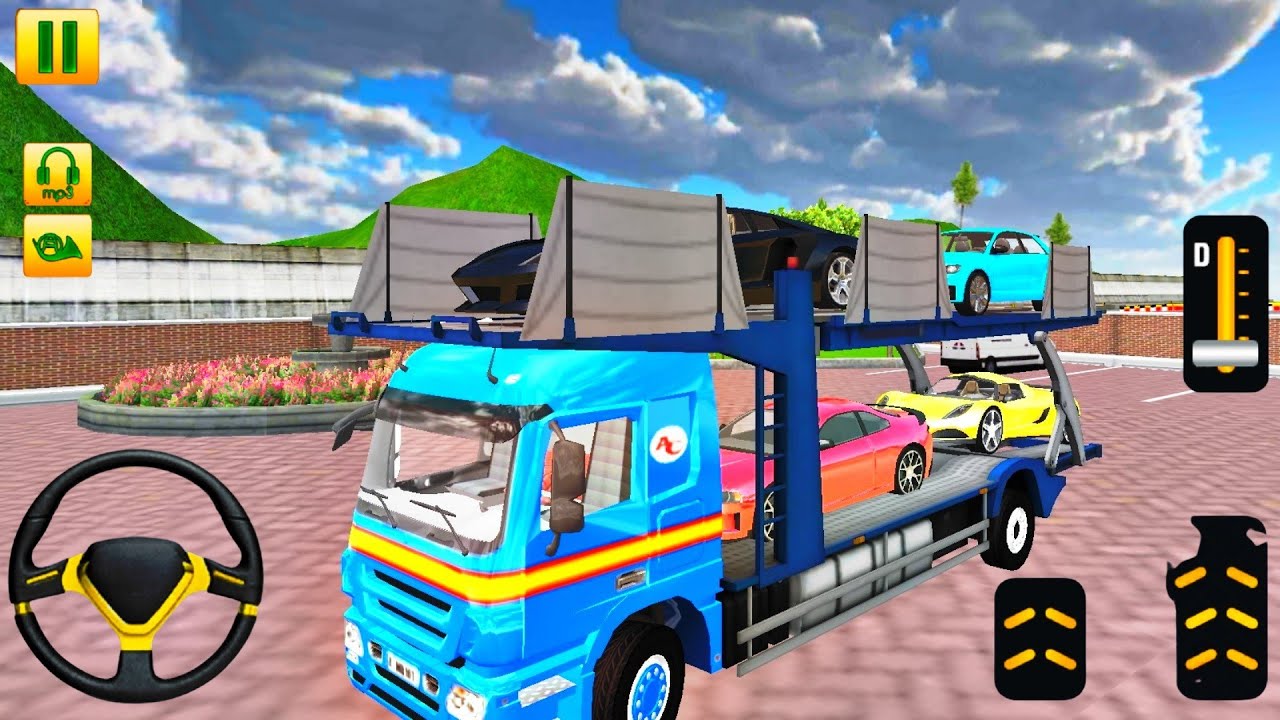 Best 3D Car Transporter Truck Game Car Transporter Truck 🚛♐ Gameplay
