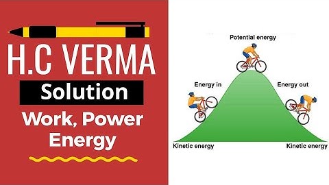 H.C Verma Solutions|Chapter 8|Work and Energy |Question No 63