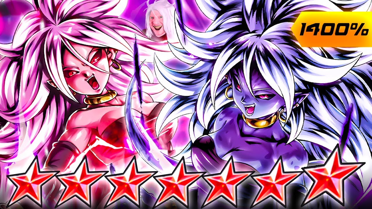 (Dragon Ball Legends) ZENKAI 7, 1400%, 14 STAR PUR ANDROID 21 IS AN ABSOLUTE FIEND ON ANDROIDS!