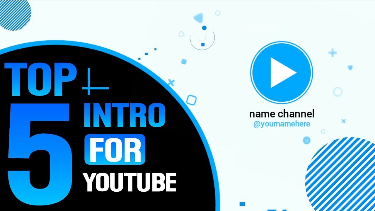 Top 5 2d intro templates