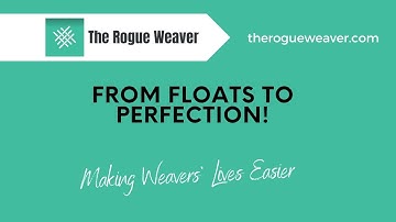 From Floats to Perfection!/The Rogue Weaver #therogueweaver #WeavingWell #WeavingBlanket