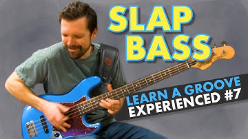 SLAP BASS LESSON: Experienced Groove #7 (with TAB)