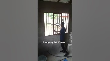 Kabor Properties - Emergency, Fire Exit Windows Guards Installed, Freetown, Sierra Leone.
