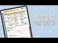 PLAN WITH ME! | August 2021 iPad Digital Planner Setup in Goodnotes 5