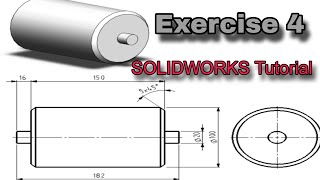 SOLIDWORKS Tutorial | SOLIDWORKS Practice Exercise 4 | Practice Exercise For Beginners