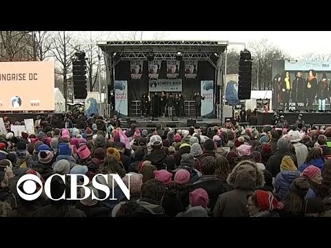 Women's marches take place across the U.S. Women's marches take place across the U.S.