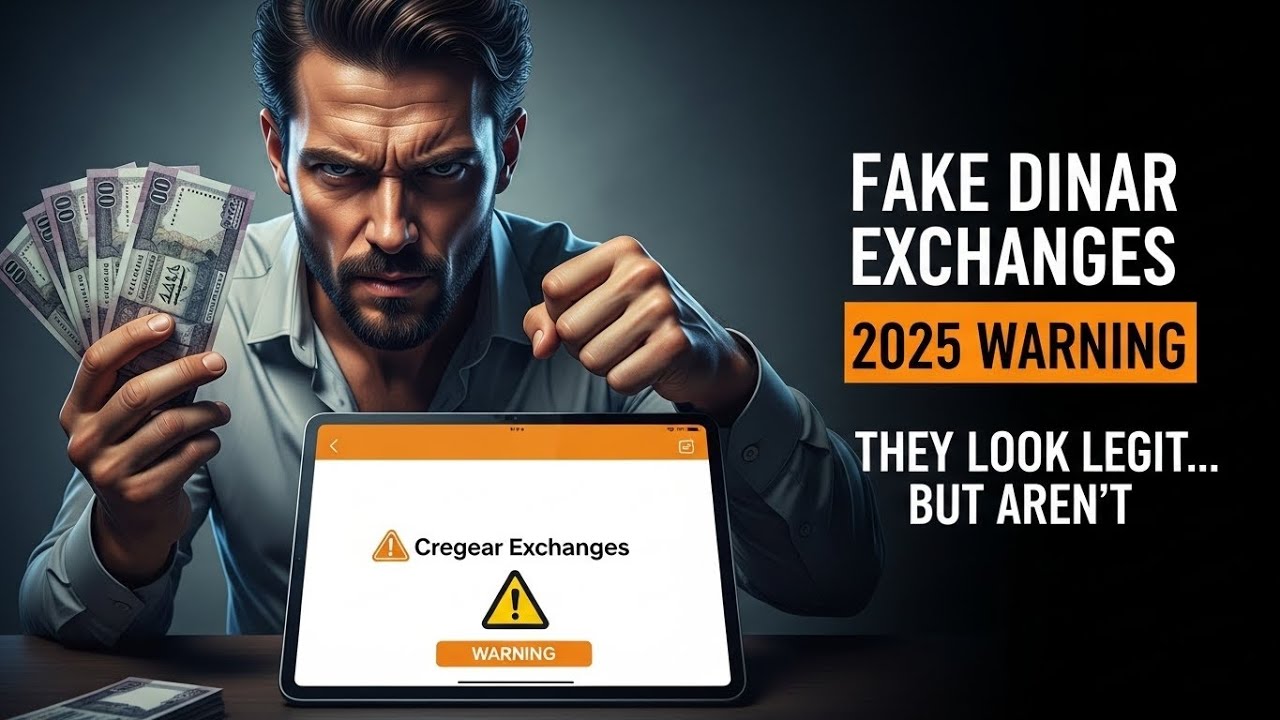 🚨 URGENT DINAR ALERT! Fake Exchange Websites Look REAL in 2025 (Protect Your Cash!)