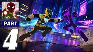 Supreme Stick: Merge Fighting - Gameplay Walkthrough Part 4 - Powers Crush Competition (iOS,Android)