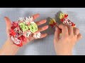 Бантики Конфетки из лент для девочки/ Сделать своими руками/ мастер-класс канзаши DIY
