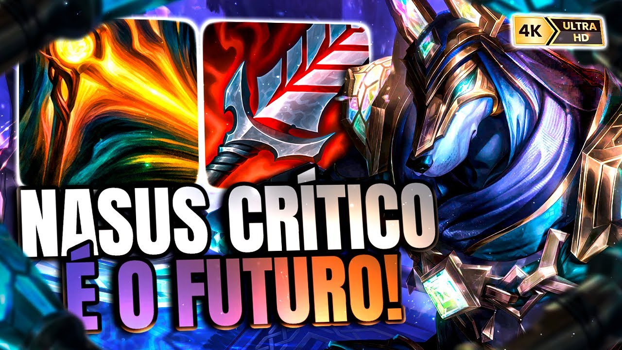 2K DE DANO?! A CIÊNCIA DO NASUS FULL CRÍTICO ME ASSUSTOU! | LOL WILD RIFT