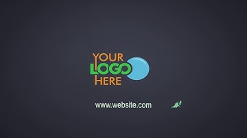 339 c1  - Shape Logo Reveal Animation flat minimal intro V1